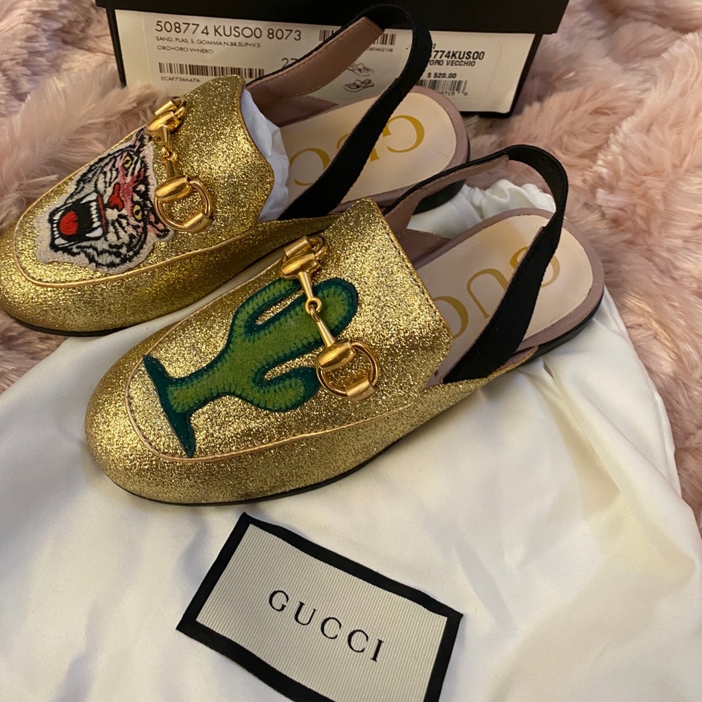Girls Gucci Slides